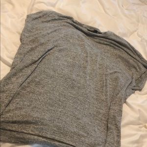 Grey banana republic top